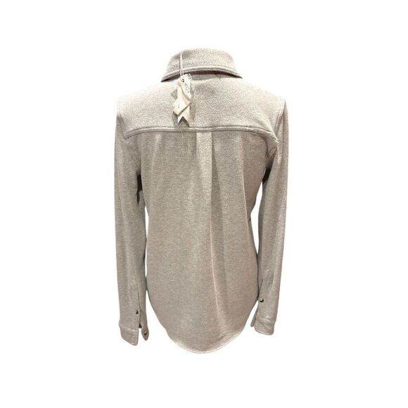 Workshop Republic Women's XS Gray Long Sleeve Button-Up Shirt - Picture 5 of 11